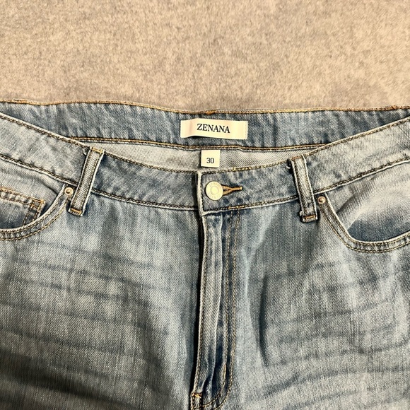 Zenana side slit jeans size 30 - Picture 7 of 11